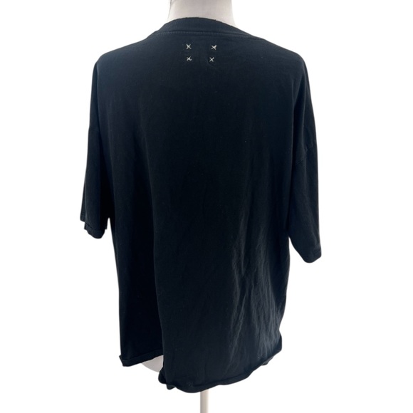 Free People Vintage Souls Leopard Butterfly Tee oversized XS - Picture 3 of 8